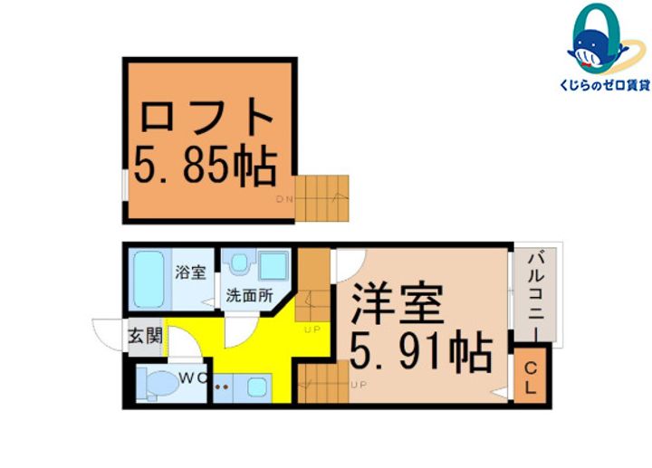 Creo荒子壱番館の間取り