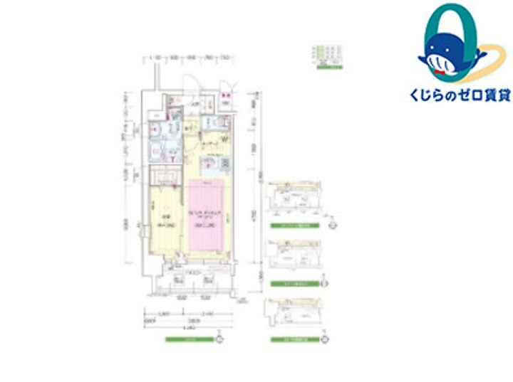 プレサンス名古屋グロウ1401の間取り