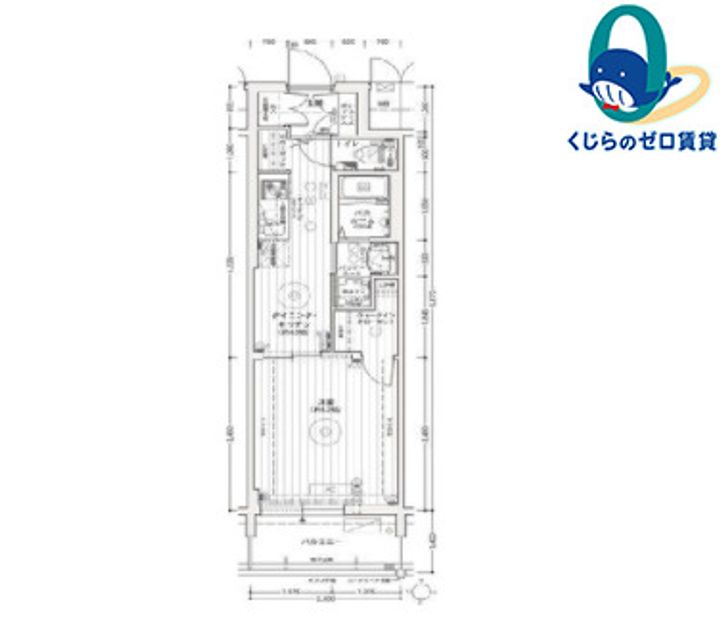 エステムコート名古屋ライブゲートの間取り