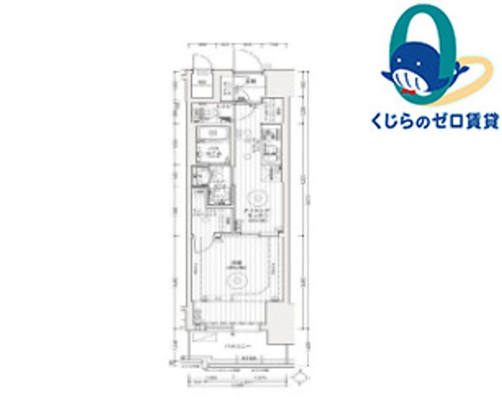エステムコート名古屋ライブゲートの間取り