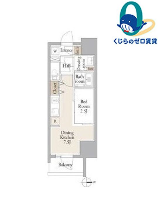 愛知県名古屋市西区庄内通3丁目(マンション)の賃貸物件の間取り