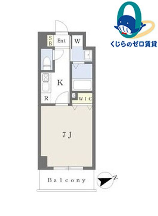 愛知県名古屋市東区筒井町4丁目(マンション)の賃貸物件の間取り