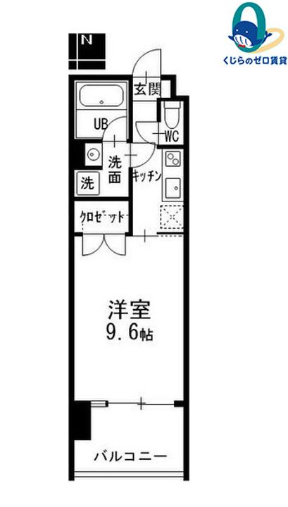 愛知県名古屋市瑞穂区彌富通1丁目(マンション)の賃貸物件の間取り