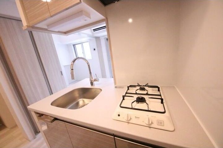 愛知県名古屋市中区伊勢山1丁目(マンション)の賃貸物件のキッチン