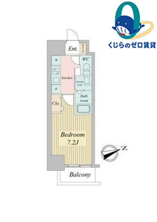 愛知県名古屋市東区大幸4丁目(マンション)の賃貸物件の間取り