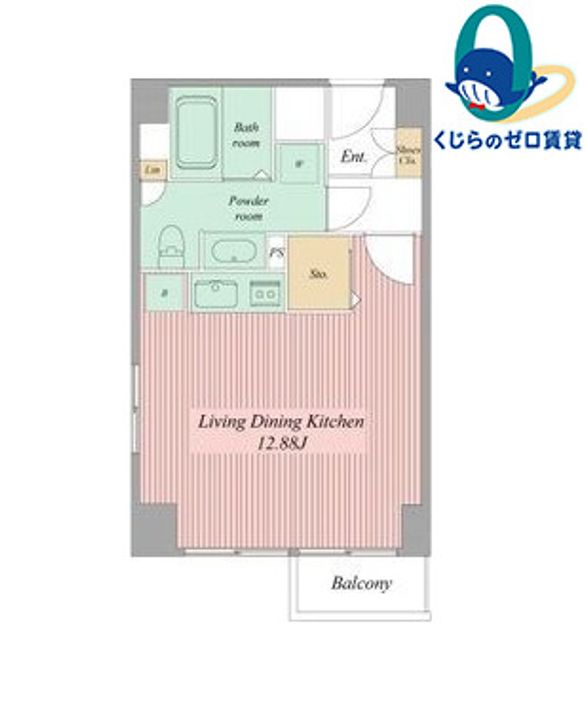 愛知県名古屋市中区大須3丁目(マンション)の賃貸物件の間取り