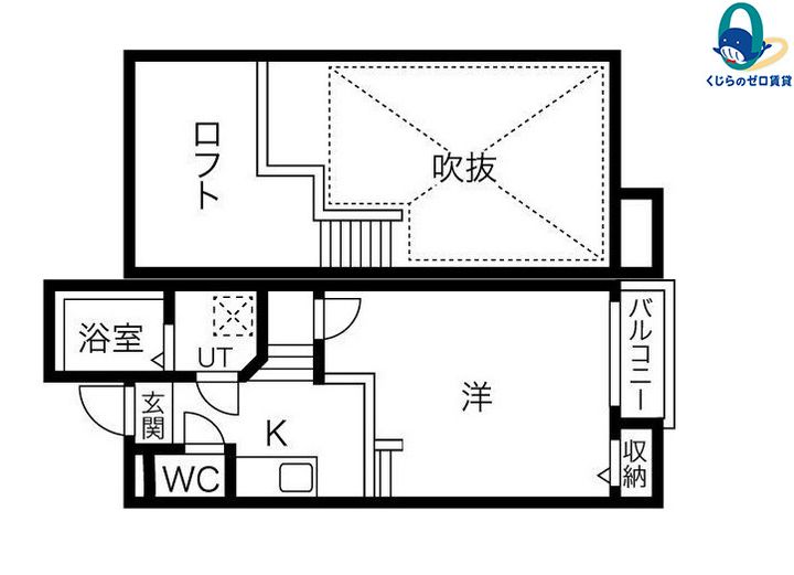 愛知県名古屋市西区鳥見町3丁目(アパート)の賃貸物件の間取り