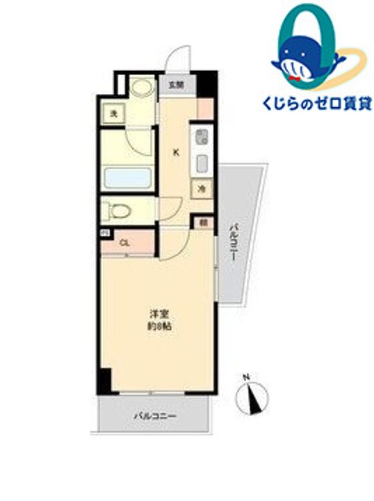 愛知県名古屋市名東区社が丘1丁目(マンション)の賃貸物件の間取り