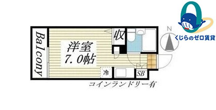 愛知県名古屋市昭和区前山町3丁目(マンション)の賃貸物件の間取り