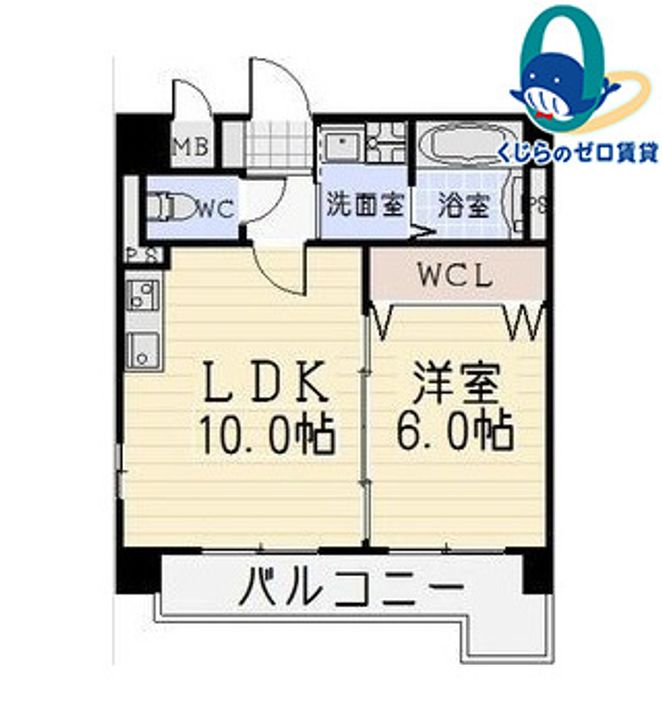 愛知県名古屋市東区泉2丁目(マンション)の賃貸物件の間取り