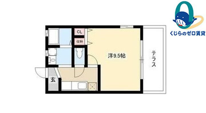 愛知県名古屋市名東区平和が丘3丁目(アパート)の賃貸物件の間取り