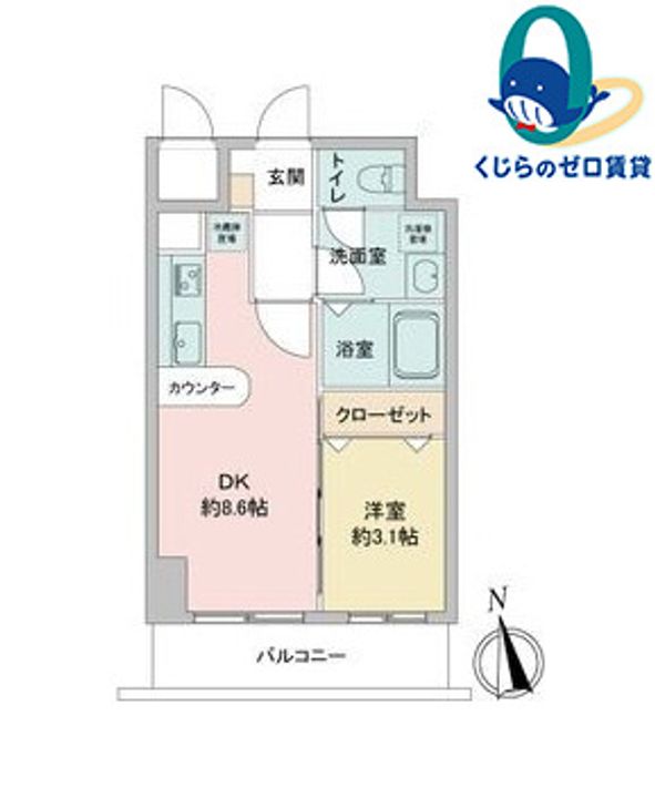 愛知県名古屋市千種区今池5丁目(マンション)の賃貸物件の間取り