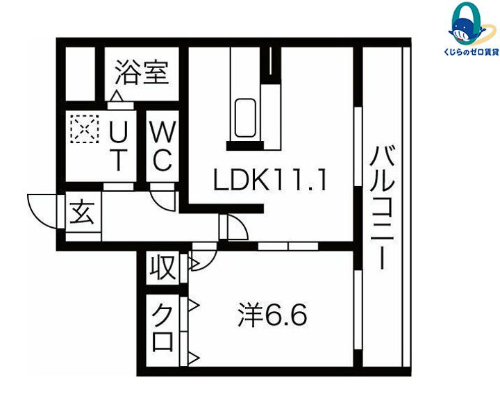 愛知県名古屋市中村区野上町(マンション)の賃貸物件の間取り