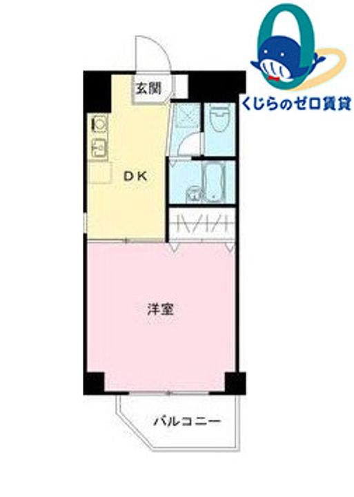 愛知県名古屋市中村区烏森町8丁目(マンション)の賃貸物件の間取り