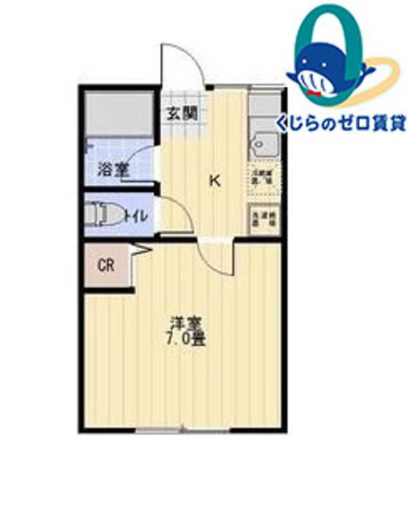 愛知県名古屋市昭和区神村町1丁目(アパート)の賃貸物件の間取り
