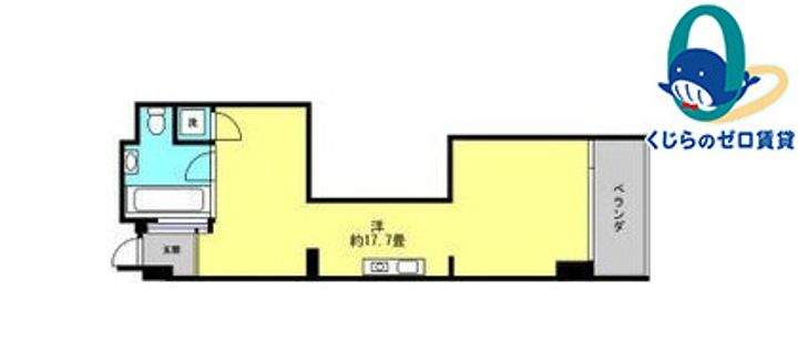 愛知県名古屋市西区上堀越町3丁目(マンション)の賃貸物件の間取り