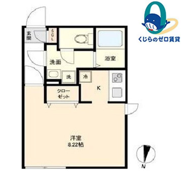 愛知県名古屋市瑞穂区駒場町5丁目(マンション)の賃貸物件の間取り