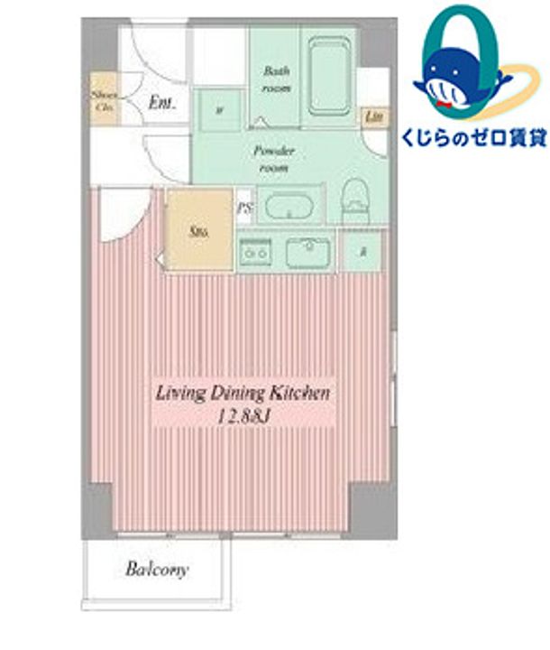 愛知県名古屋市中区大須3丁目(マンション)の賃貸物件の間取り