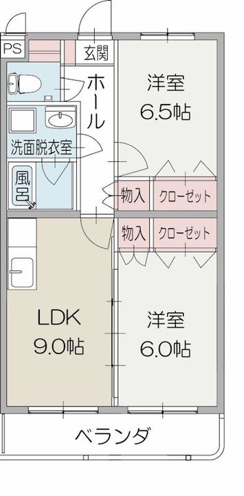 フレグランスの間取り