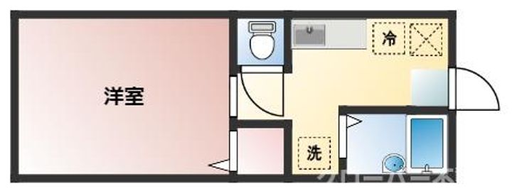 グランシャトー吉原北棟405の間取り