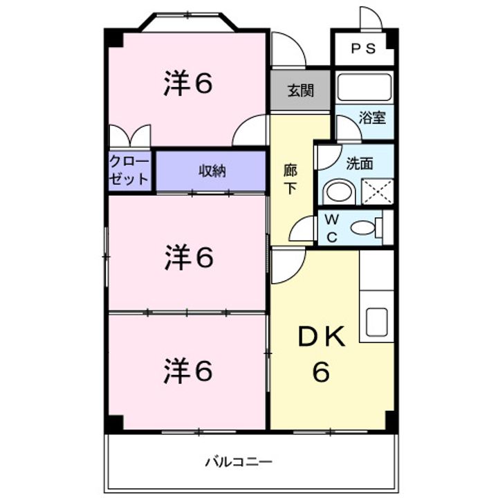 エクセル樋下の間取り