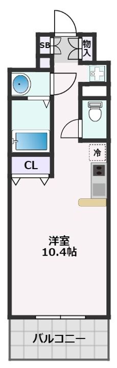 エルセレーノ吹田の間取り