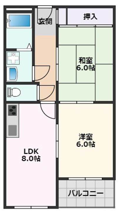 センチュリー三島の間取り