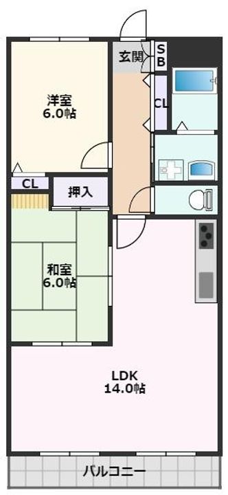 リバーサイドテラスの間取り