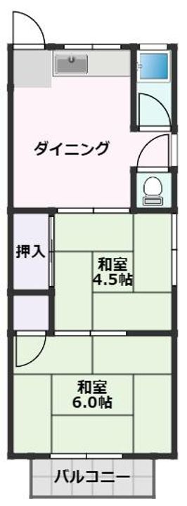 中屋ハウスの間取り