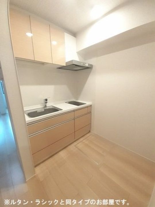 ドミールオカマエ Aのキッチン