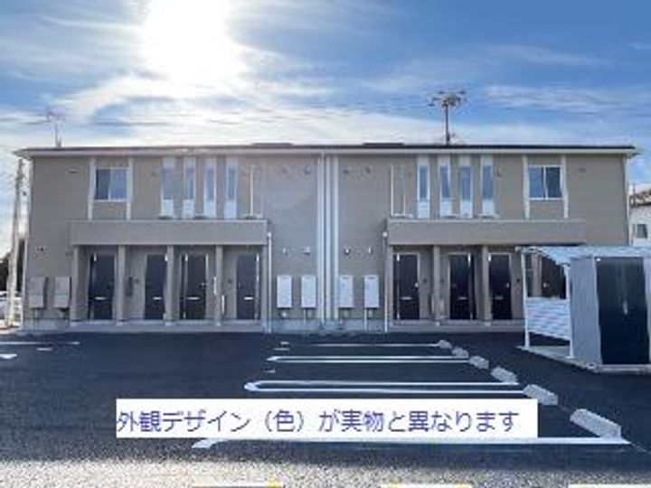 宮代新築アパートの外観