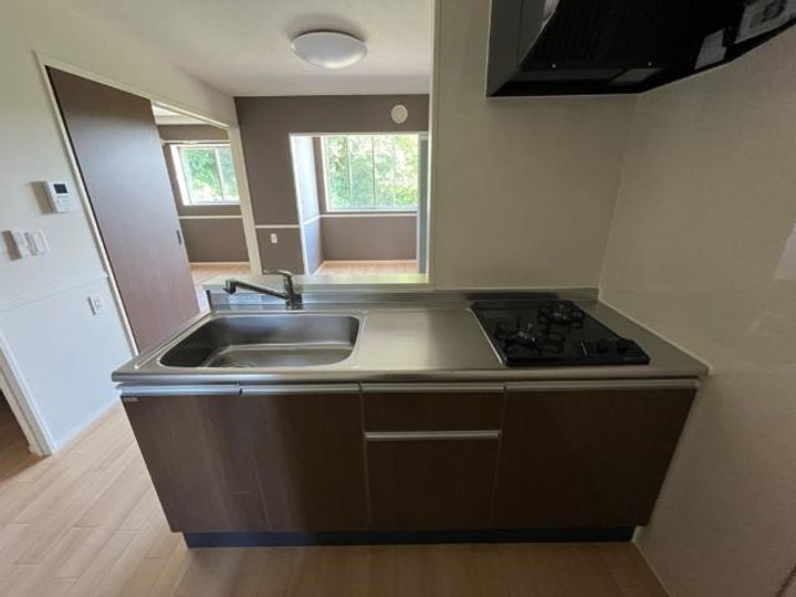 宮代新築アパートのキッチン