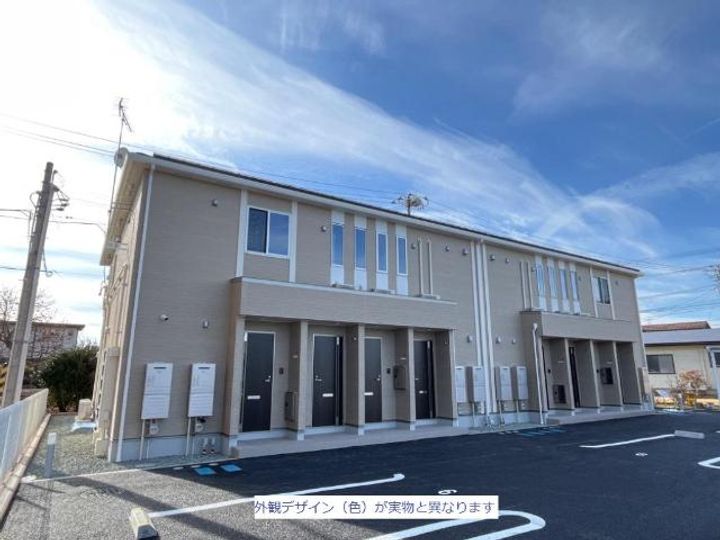 宮代新築アパートの外観