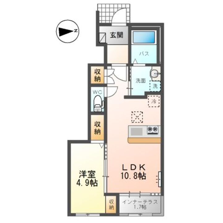 宮代新築アパートの間取り