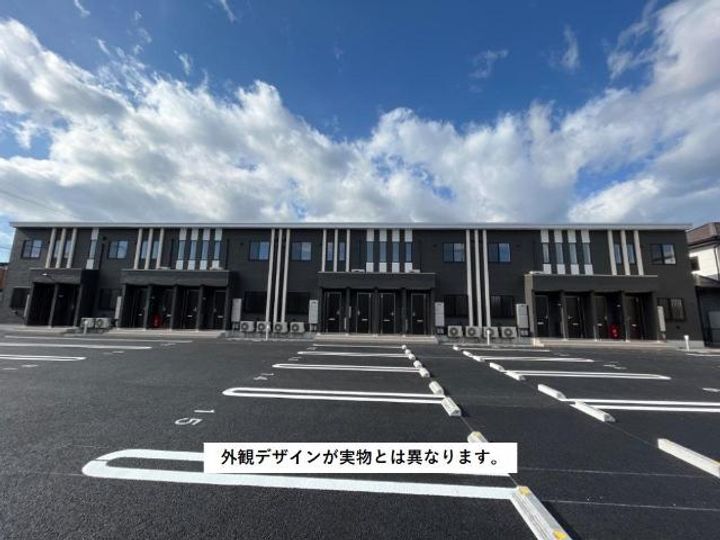 笹谷字石田新築アパートの外観