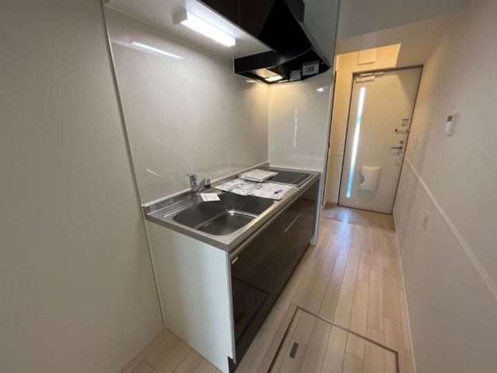 笹谷字石田新築アパートのキッチン