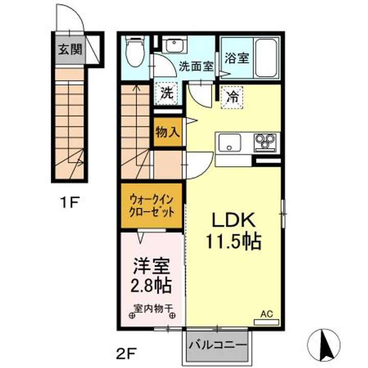 アスナロの間取り