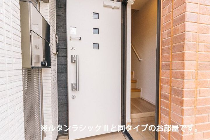 スイートピーの玄関