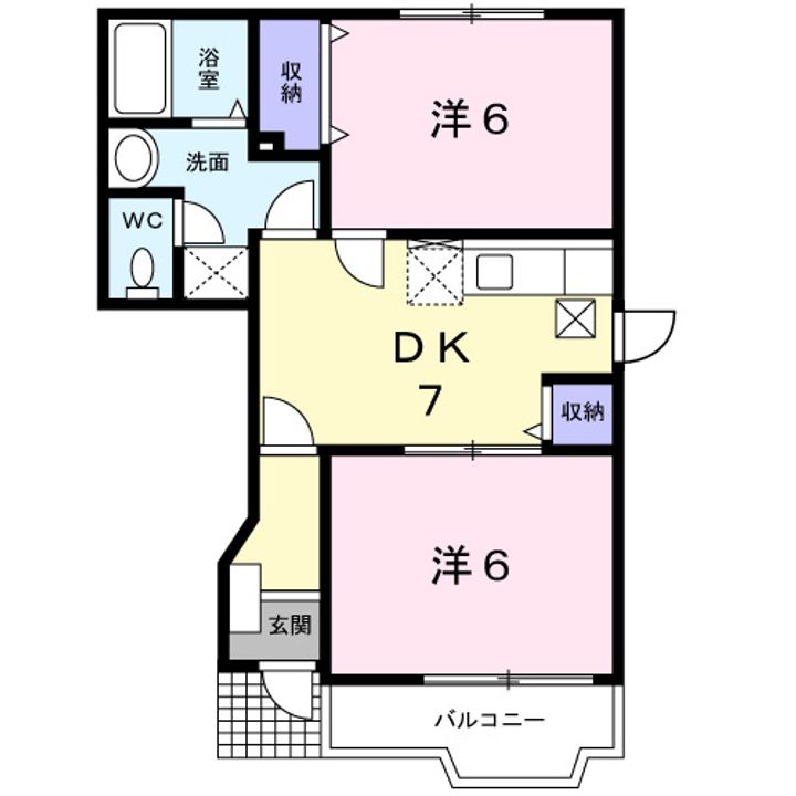 ノートルメゾンの間取り