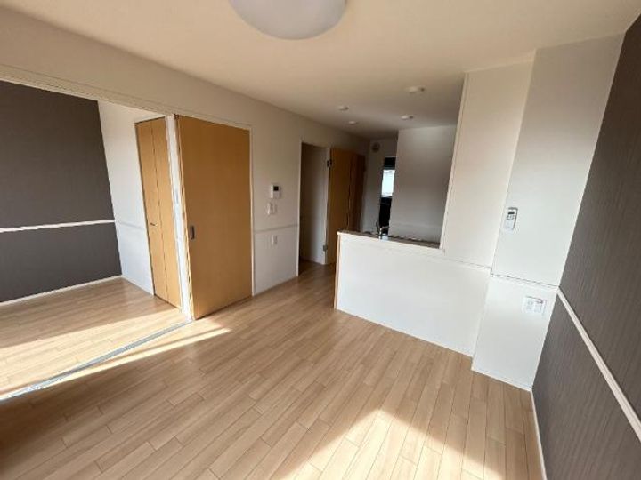 宮代新築アパート A棟の居間