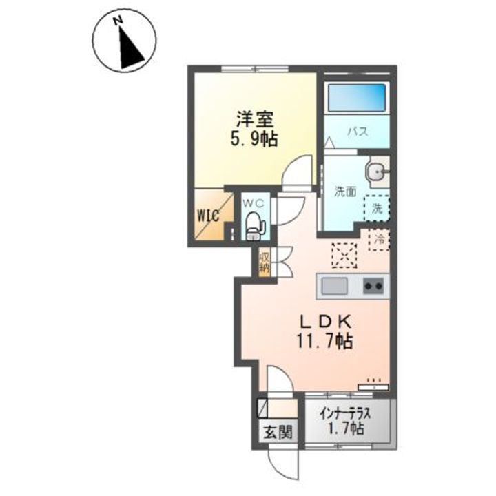 宮代新築アパート B棟の間取り