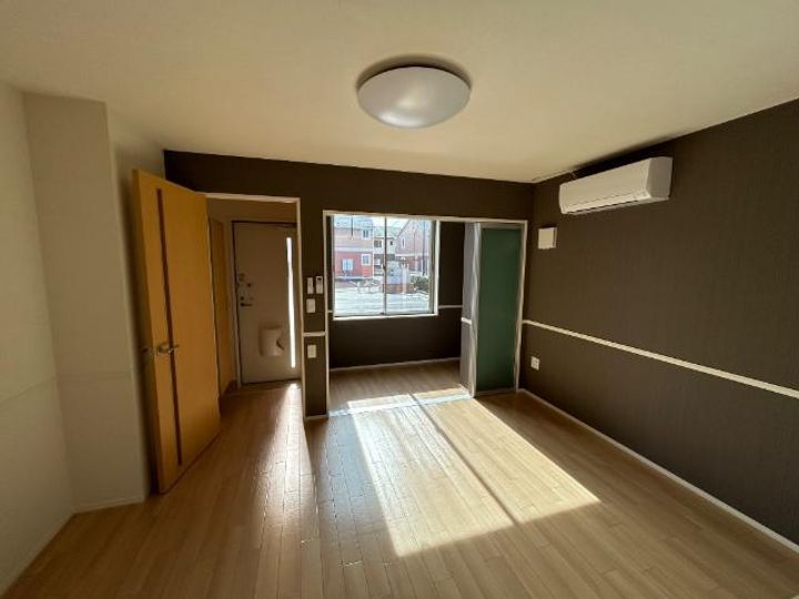 宮代新築アパート B棟の居間