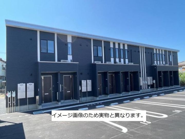 宮代新築アパート A棟の外観