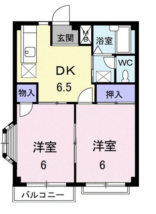 アーバンパレスKの間取り