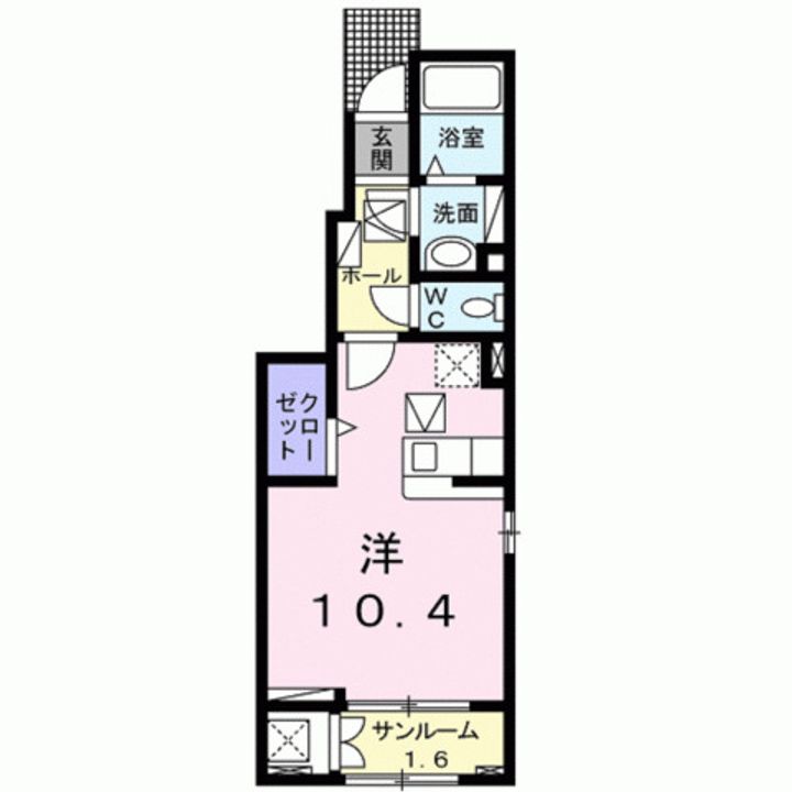 リジエール Aの間取り