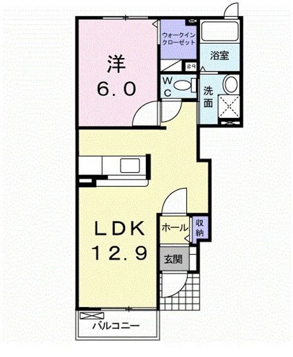 フォレストリバーBの間取り