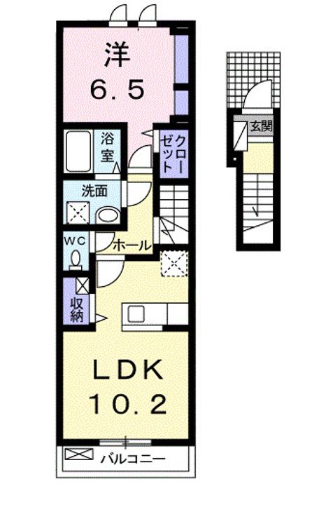 サニーライフ宮代の間取り