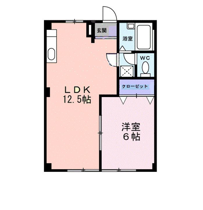 シティハイツ矢吹の間取り