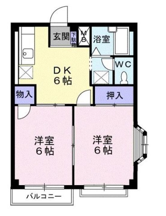 アーバンパレスKの間取り