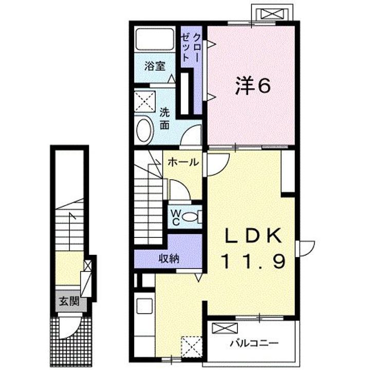 パルタージュの間取り